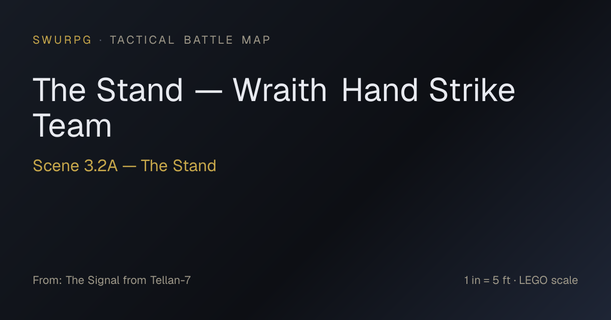 The Stand — Wraith Hand Strike Team — Scene 3.2A — The Stand — SWURPG